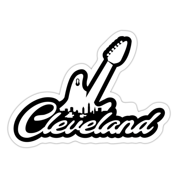 Cleveland Guitar Skyline Sticker