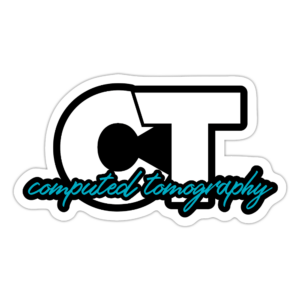 CT Computed Tomography Sticker