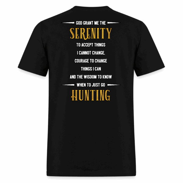 Serenity Prayer Hunting Men's T-Shirt 2 - Image 2