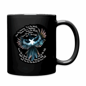 One For Sorrow Magpies Rhyme Mug