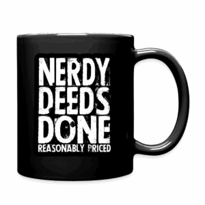 Nerdy Deeds Done Mug