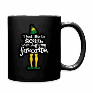 I Just Like to Scan, Scanning's My Favorite Mug