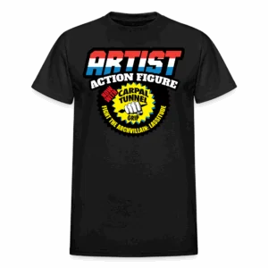 Artist Action Figure T-Shirt