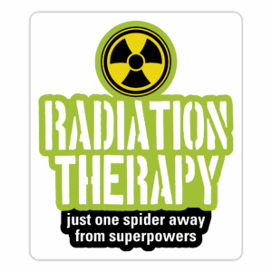 Radiation Therapy One Spider Away Sticker