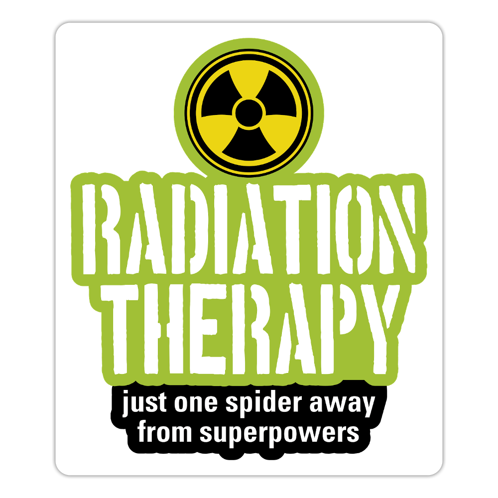 Radiation Therapy One Spider Away Sticker