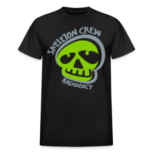 Skeleton Crew Silver and Apple Green Vinyl T-Shirt
