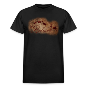 Believe Santa Cave Art T-Shirt
