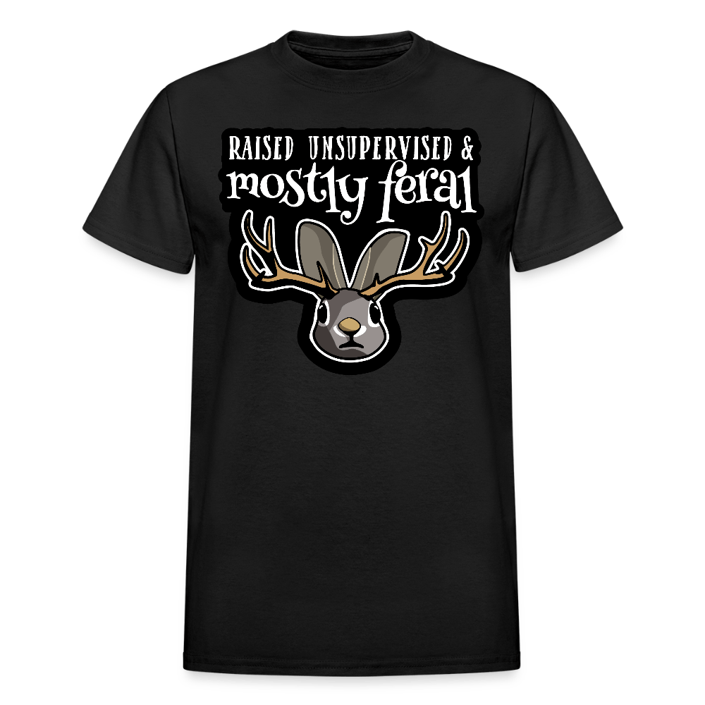 Raised Unsupervised and Mostly Feral T-shirt