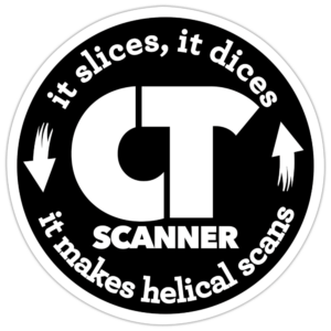 CT Slices and Dices Sticker