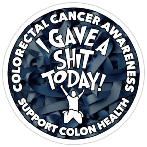 Colorectal Cancer Awareness Sticker
