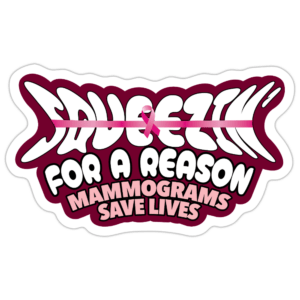 Squeezing for a Reason Sticker