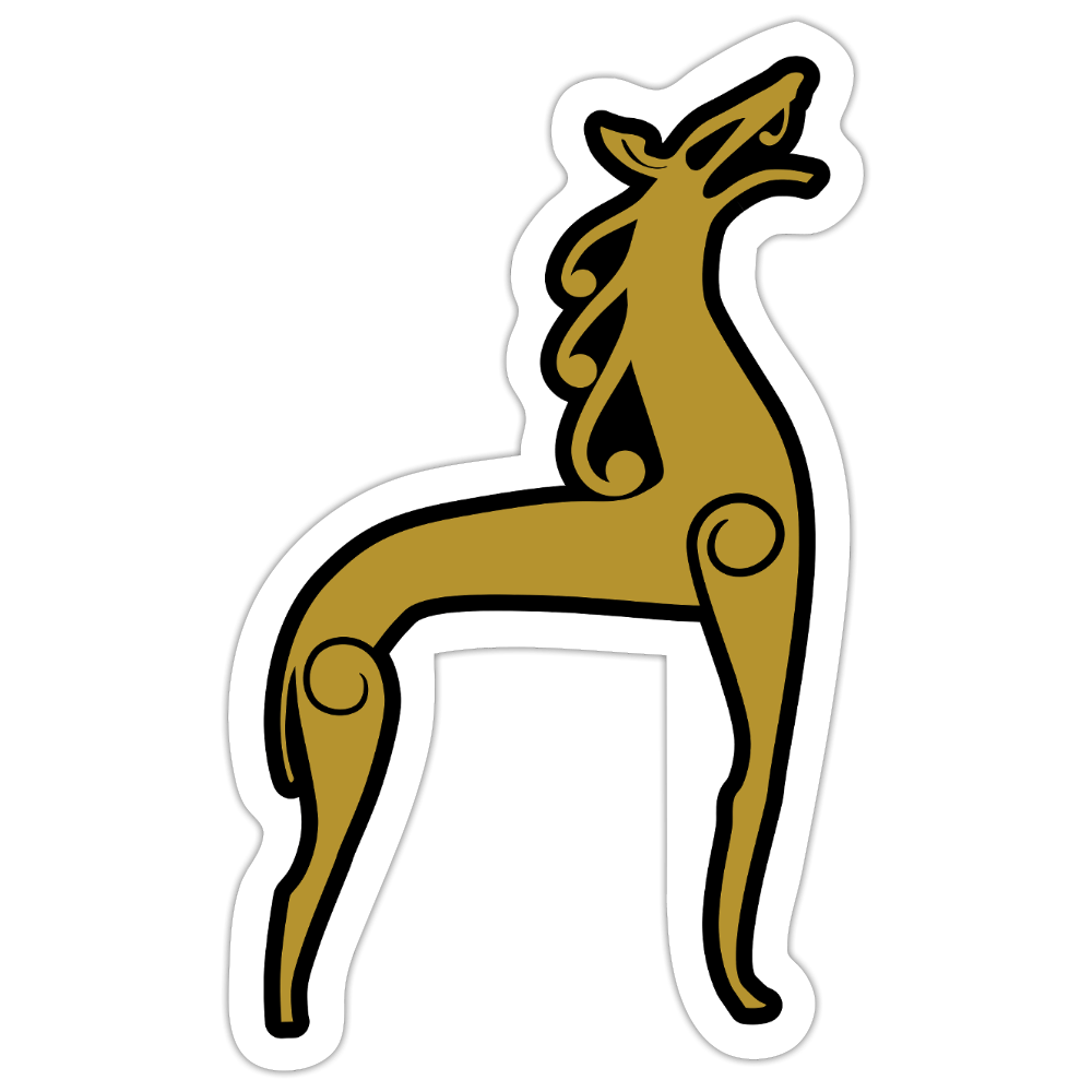 Urnes Stave Church Carving Sticker