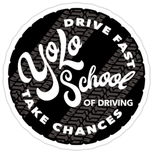 YOLO School of Driving Sticker