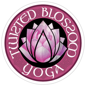 Twisted Blossom Yoga Sticker