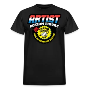 Artist Action Figure T-Shirt