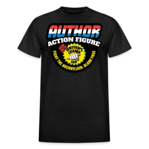 Author Action Figure T-Shirt