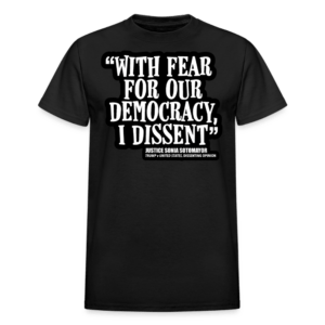 With Fear for Our Democracy I Dissent T-Shirt