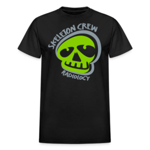 Skeleton Crew Silver and Apple Green Vinyl T-Shirt